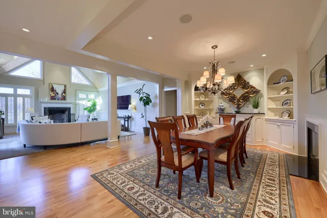 a view of hall way with mirror