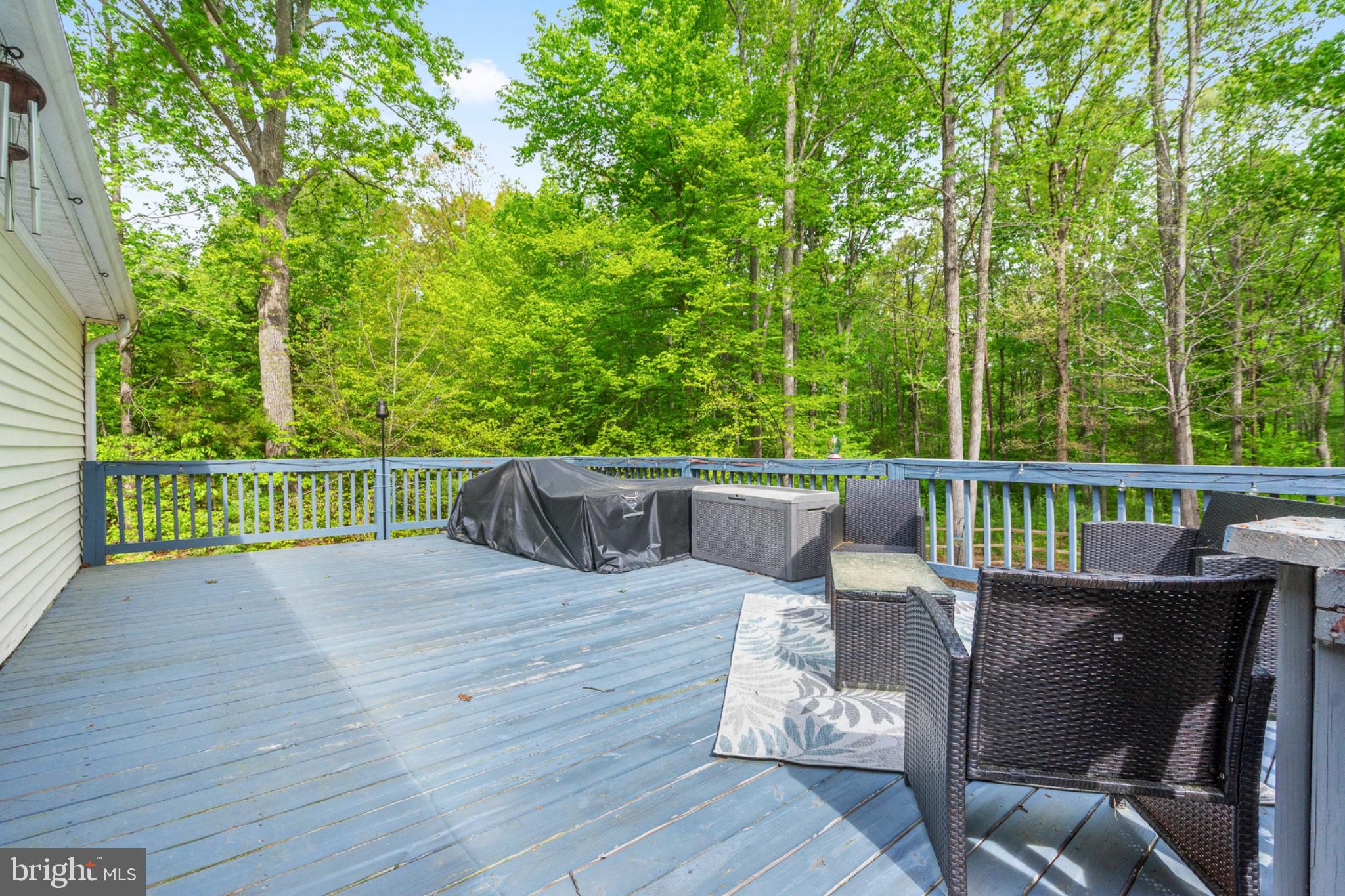 2319 Sizer Road Beaverdam, VA 23015 - Photo 49 of 61 Serene deck overlooking lush greenery.