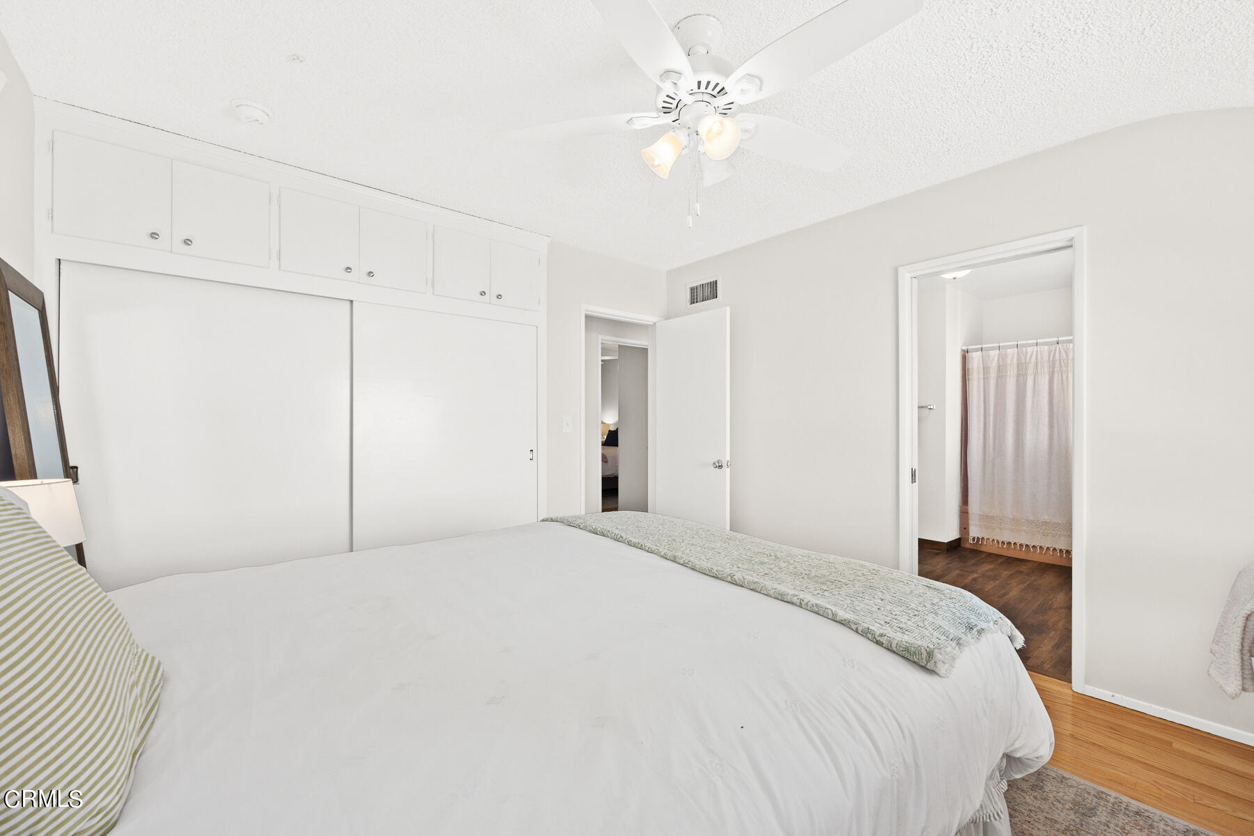 636 Knight Way La Canada Flintridge, CA 91011 - Photo 24 of 44 a bedroom with a bed and a ceiling fan