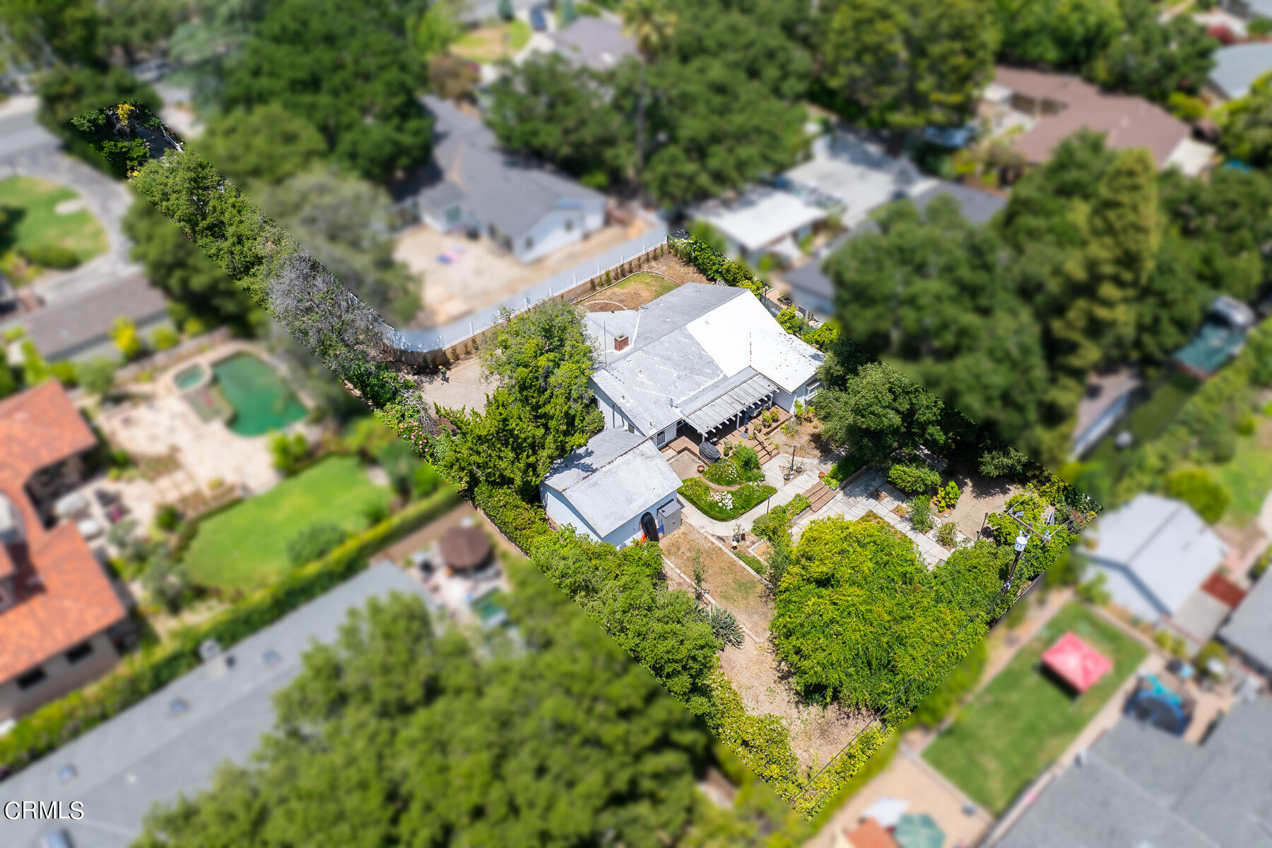 636 Knight Way La Canada Flintridge, CA 91011 - Photo 39 of 44 an aerial view of residential house with outdoor space