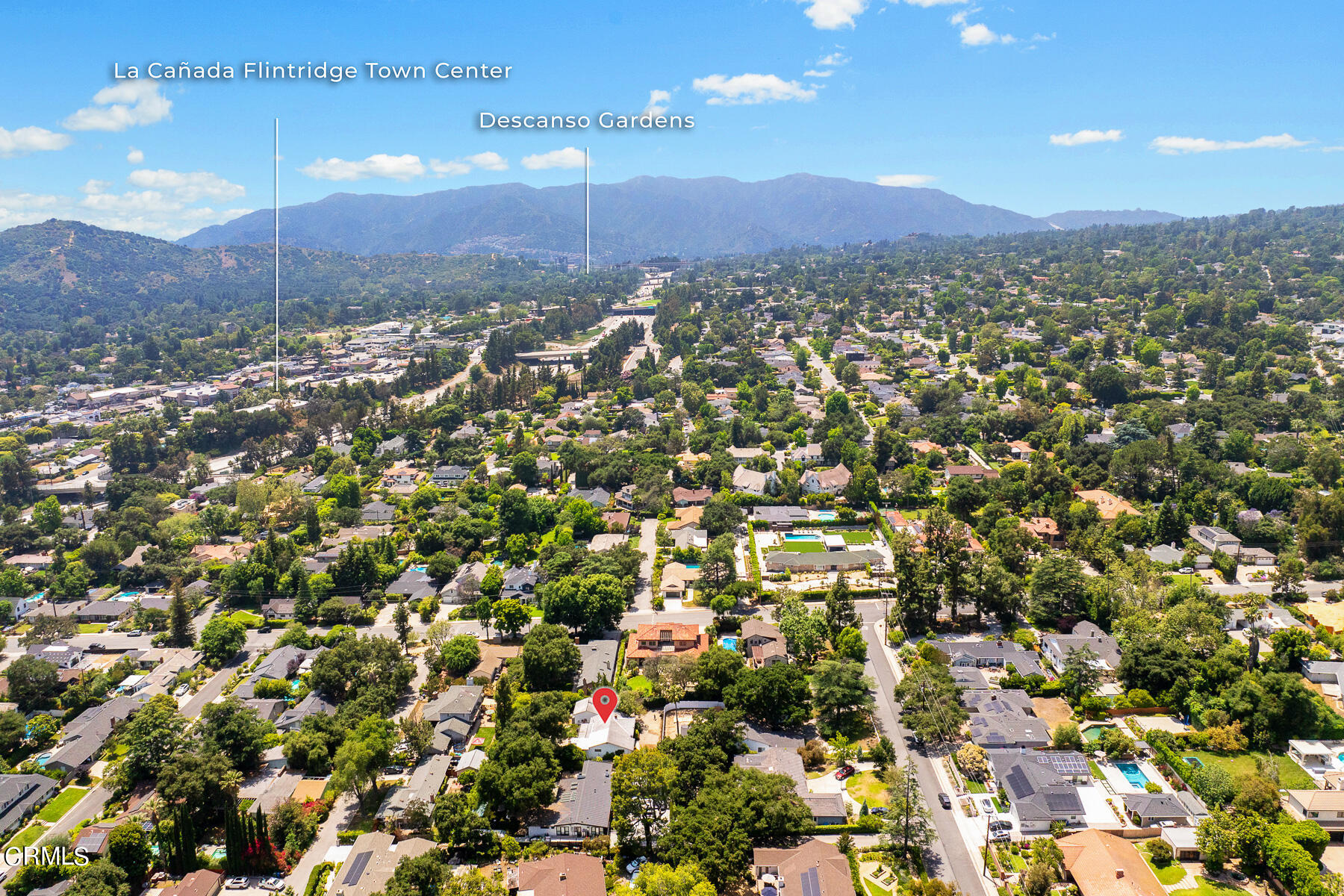 636 Knight Way La Canada Flintridge, CA 91011 - Photo 44 of 44 an aerial view of a city
