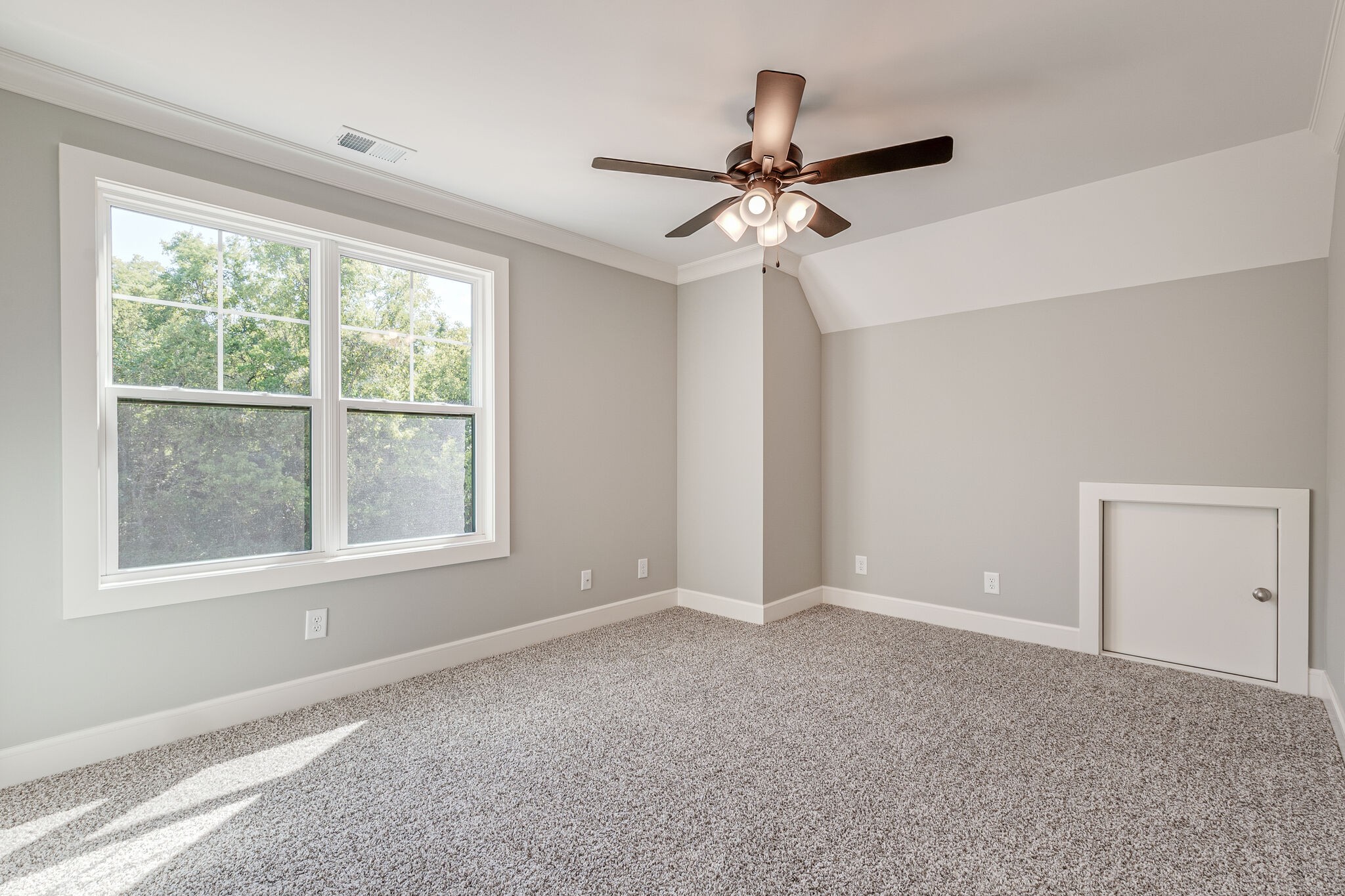 12425 North Milton Road Milton, TN 37118 - Photo 31 of 34 an empty room with windows and fan