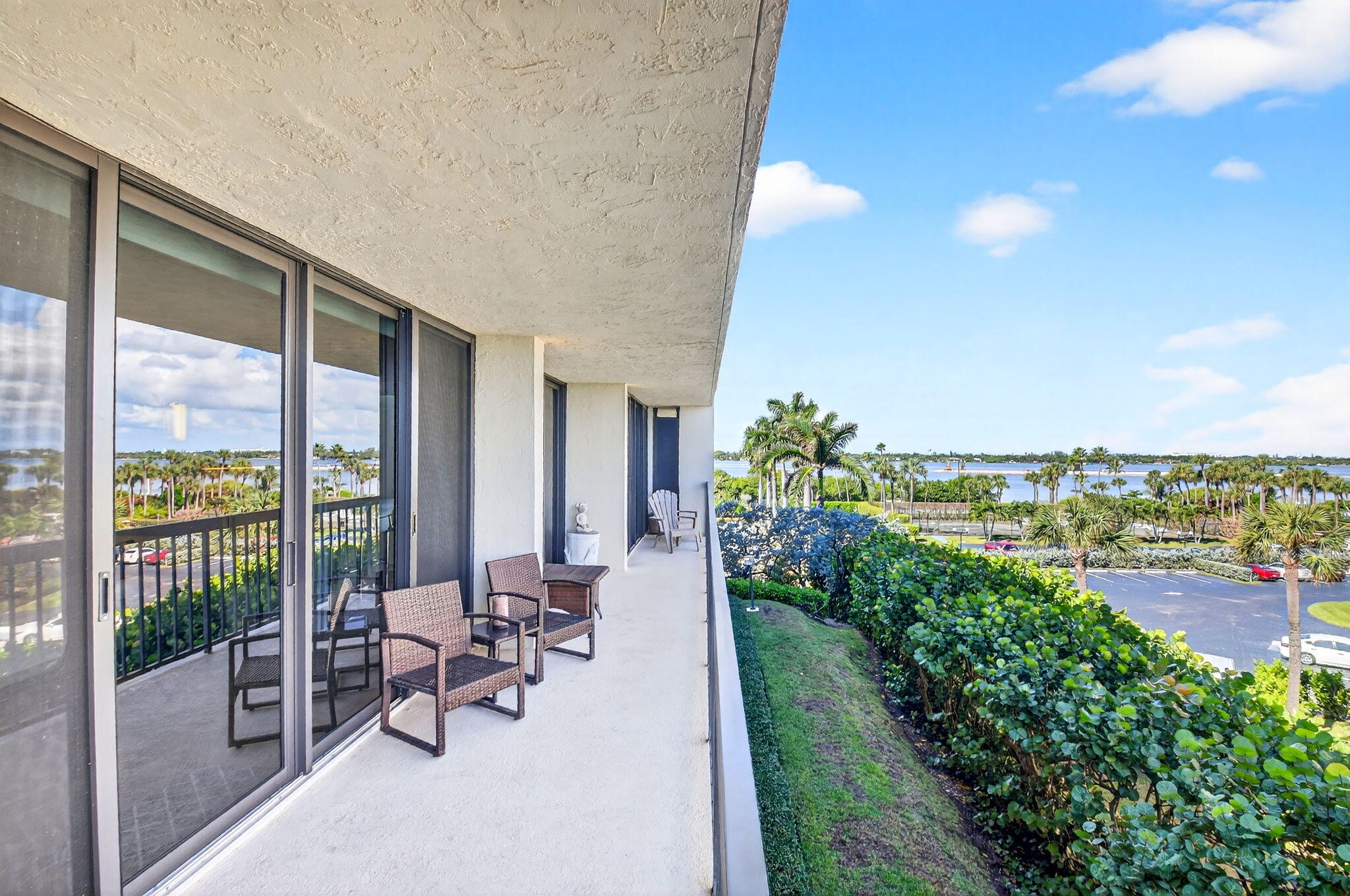 3390 South Ocean Boulevard, Unit 305 Palm Beach, FL 33480 - Photo 20 of 48 Balcony Views Intracoastal