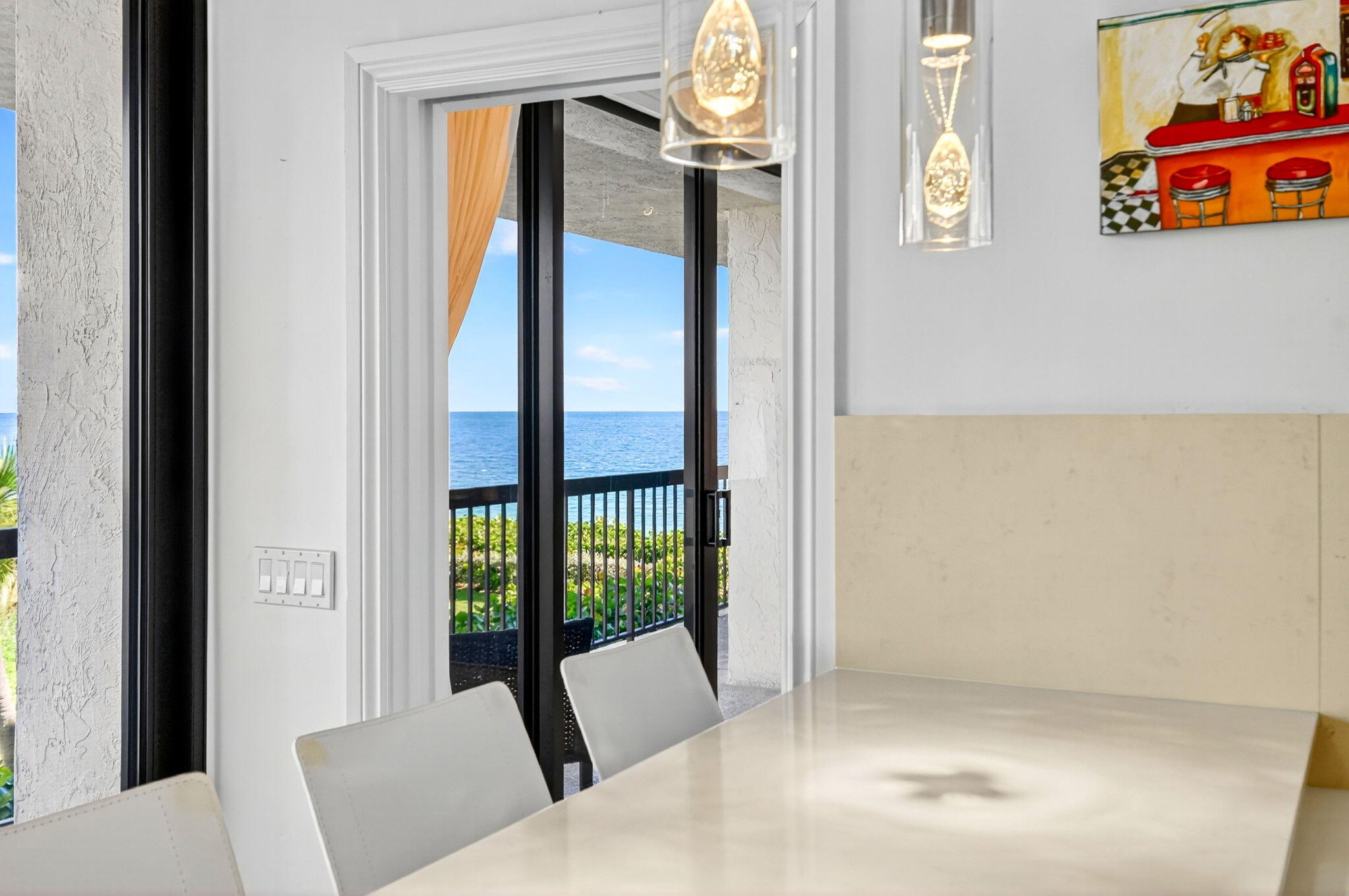 3390 South Ocean Boulevard, Unit 305 Palm Beach, FL 33480 - Photo 10 of 48 Kitchen Ocean Views