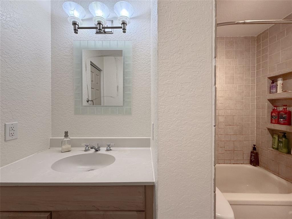 1709 Umbrella Tree Drive Edgewater, FL 32132 - Photo 16 of 37 a bathroom with a sink and a mirror