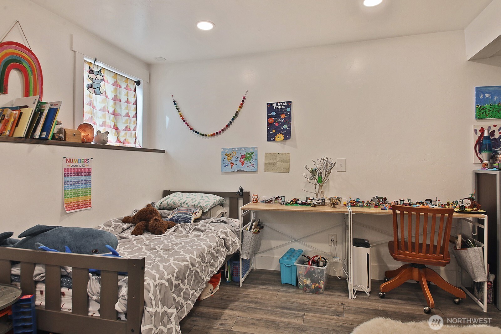 5663 Lenz Place Langley, WA 98260 - Photo 23 of 37 a bedroom with furniture and a window