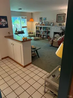 a room with furniture and a window