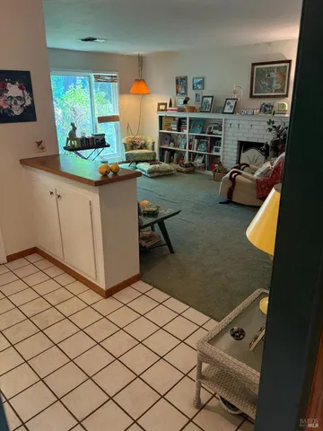 a room with furniture and a window