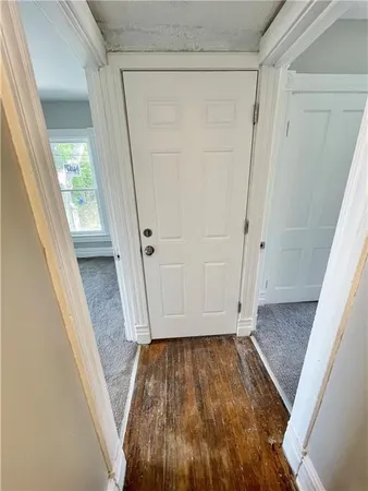 a view of front door