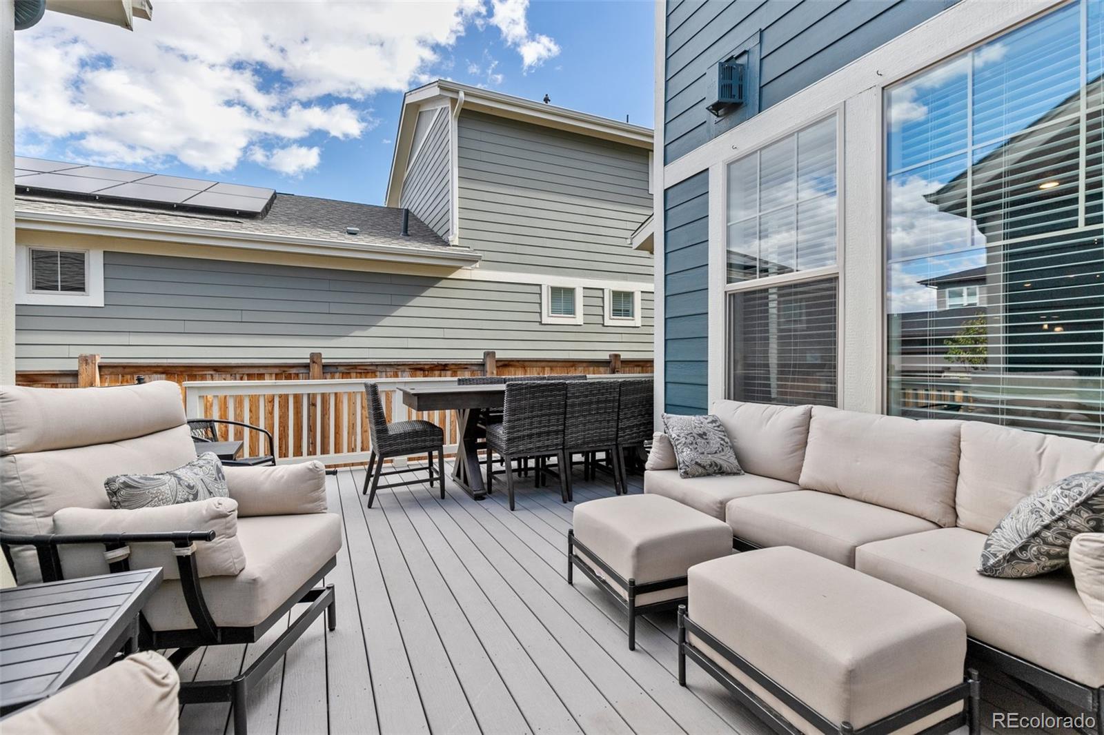 6267 North Florence Way Denver, CO 80238 - Photo 34 of 41 a view of a patio with couches and a potted plant on a table