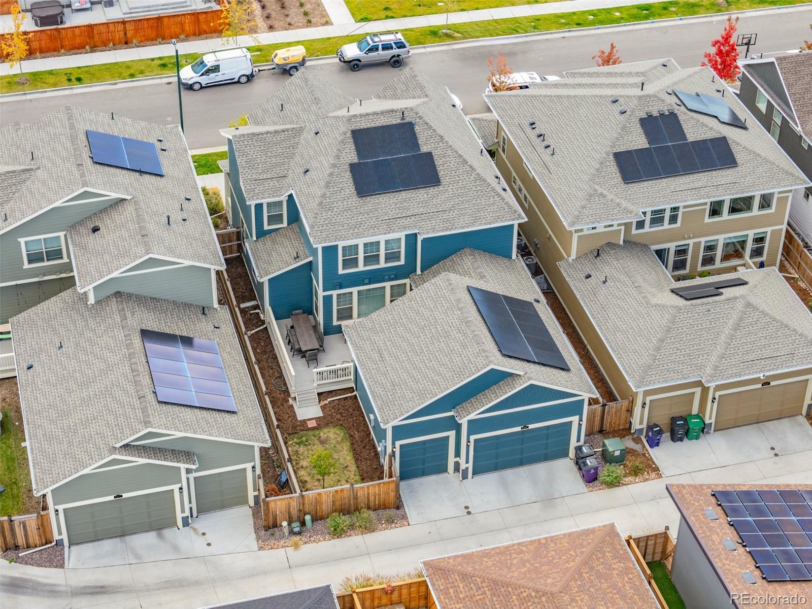 6267 North Florence Way Denver, CO 80238 - Photo 36 of 41 an aerial view of a house with balcony