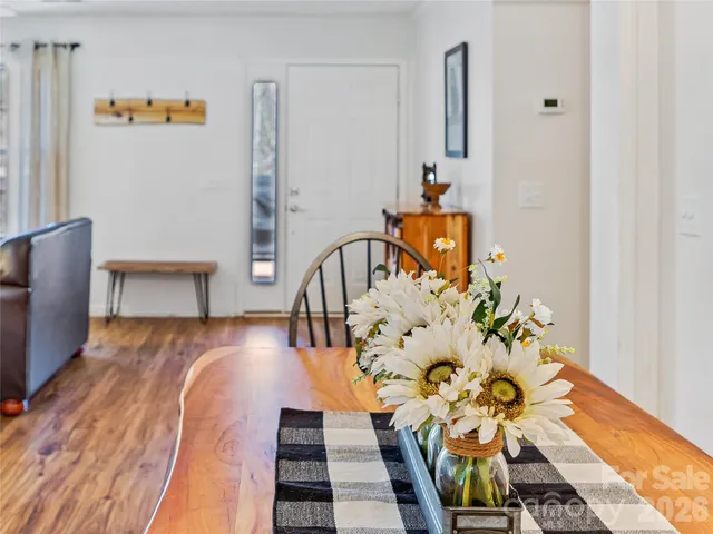 a view of outdoor space with seating area