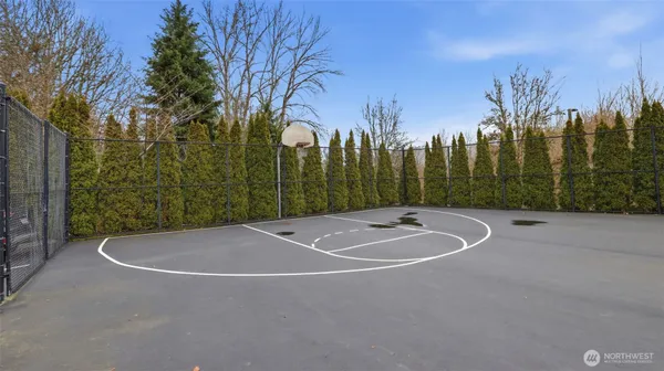 a view of a basket ball ground