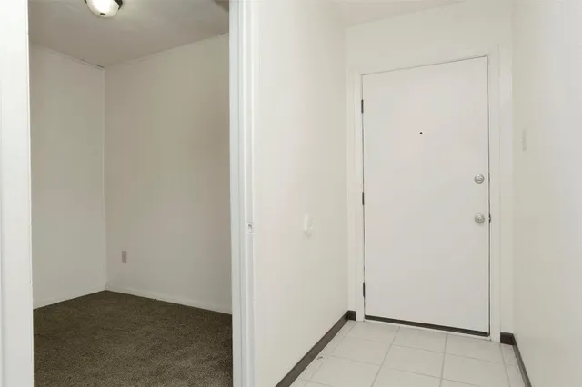 a view of an empty room