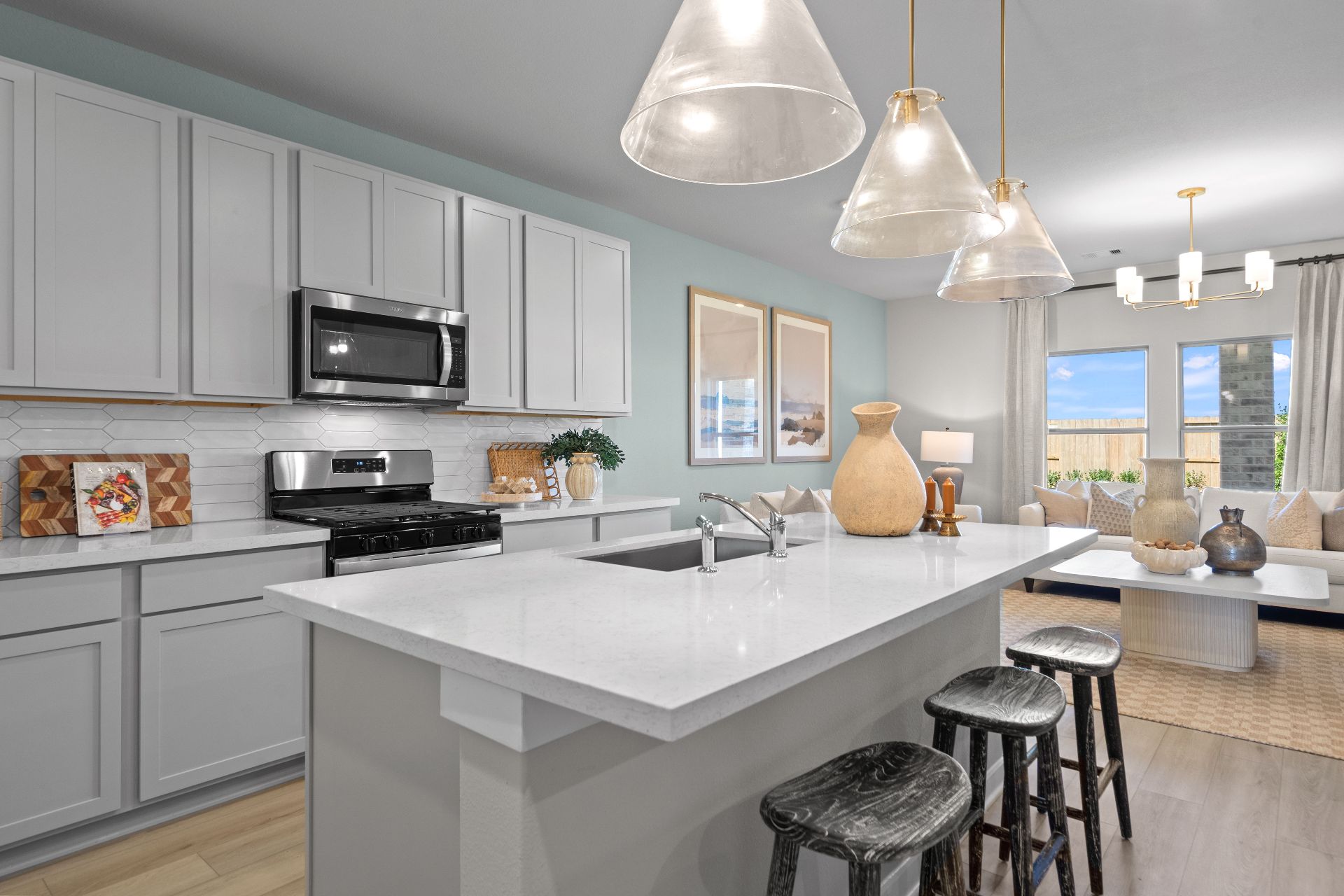 25533 Flora Bella Lane Elgin, TX 78621 - Photo 27 of 29 Open concept floorplan - Representative Photo