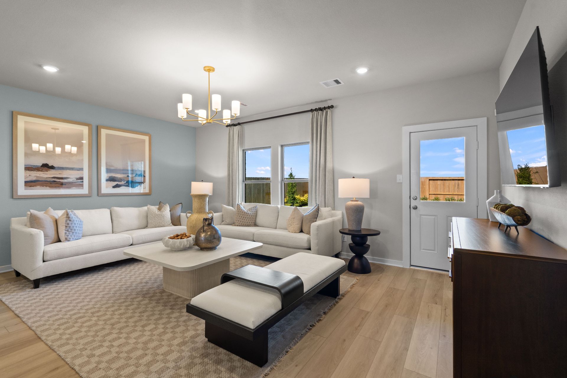 25533 Flora Bella Lane Elgin, TX 78621 - Photo 7 of 29 Open Family Room - Representative Photo