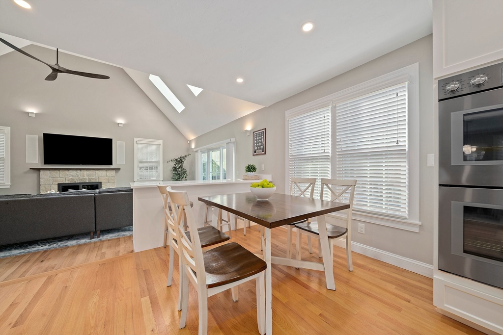 100 York Brook Road Canton, MA 02021 - Photo 11 of 42 a dinning room with furniture and wooden floor
