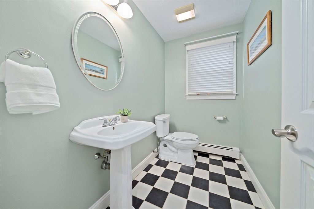100 York Brook Road Canton, MA 02021 - Photo 19 of 42 a bathroom with a sink a toilet and a mirror
