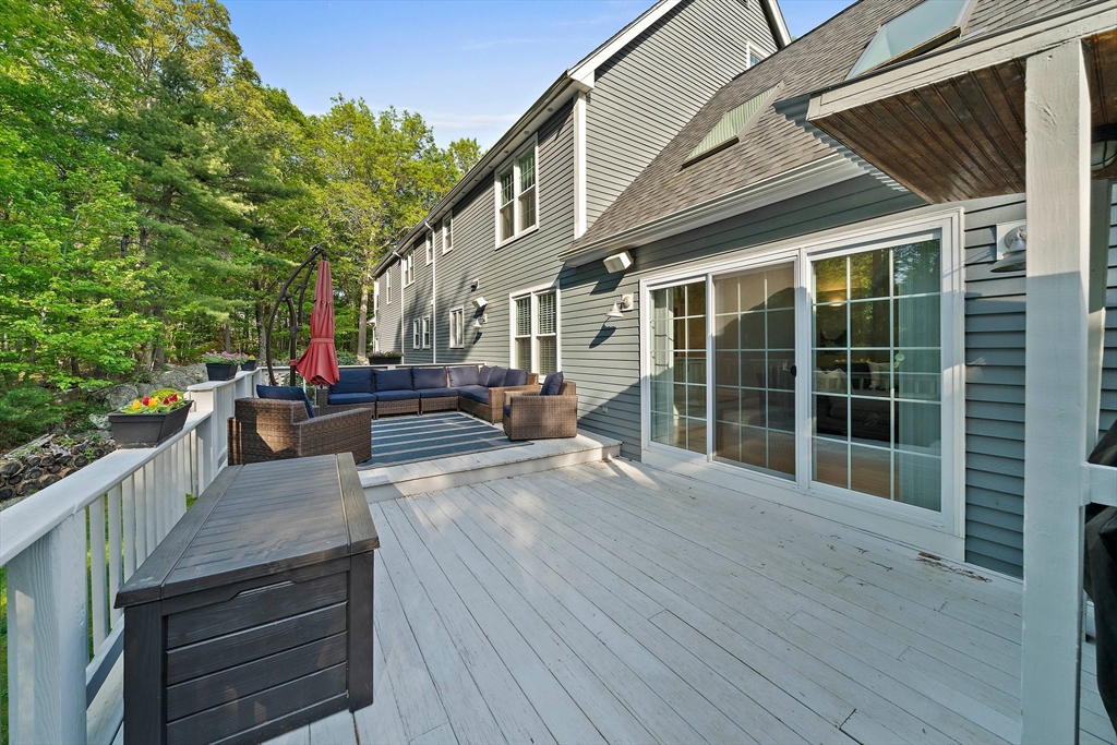 100 York Brook Road Canton, MA 02021 - Photo 40 of 42 a view of a house with a patio