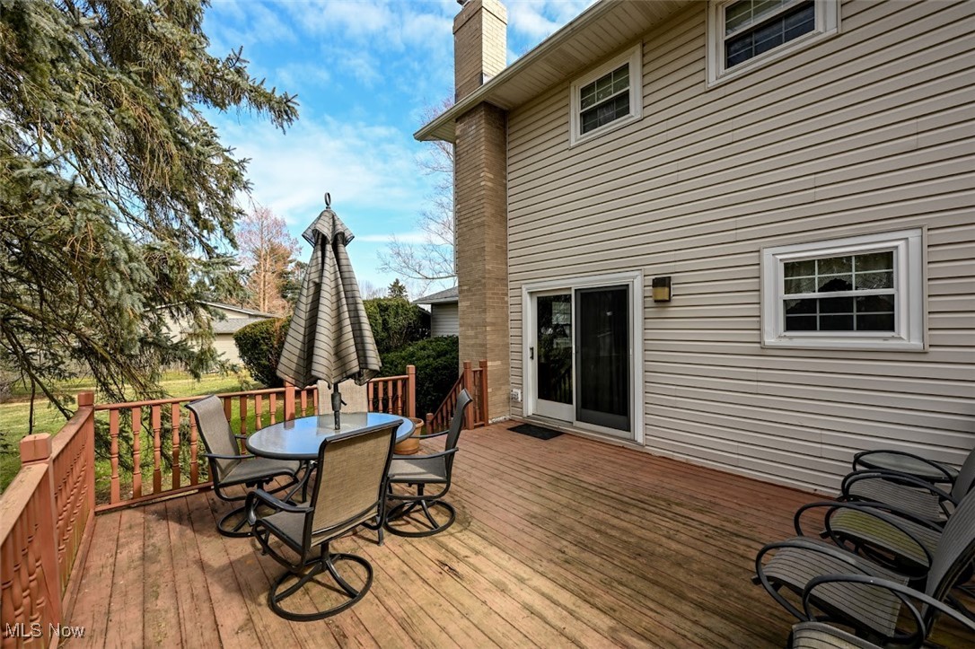 3305 Edington Road Akron, OH 44333 - Photo 42 of 46 Deck featuring outdoor dining area
