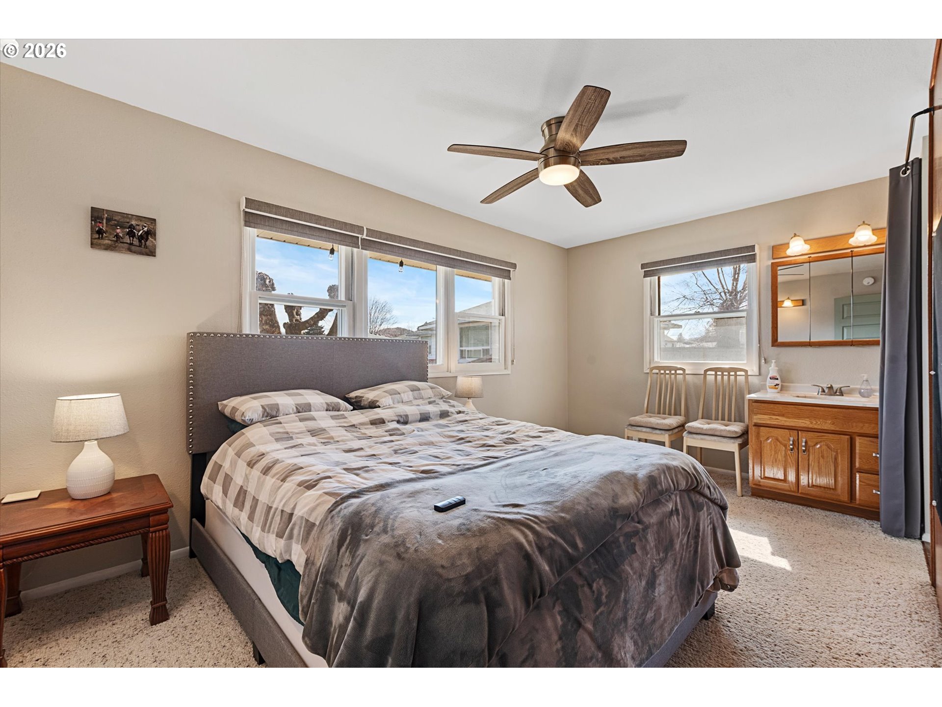 2975 North 3rd Street Baker City, OR 97814 - Photo 29 of 48 a bedroom with a bed and window
