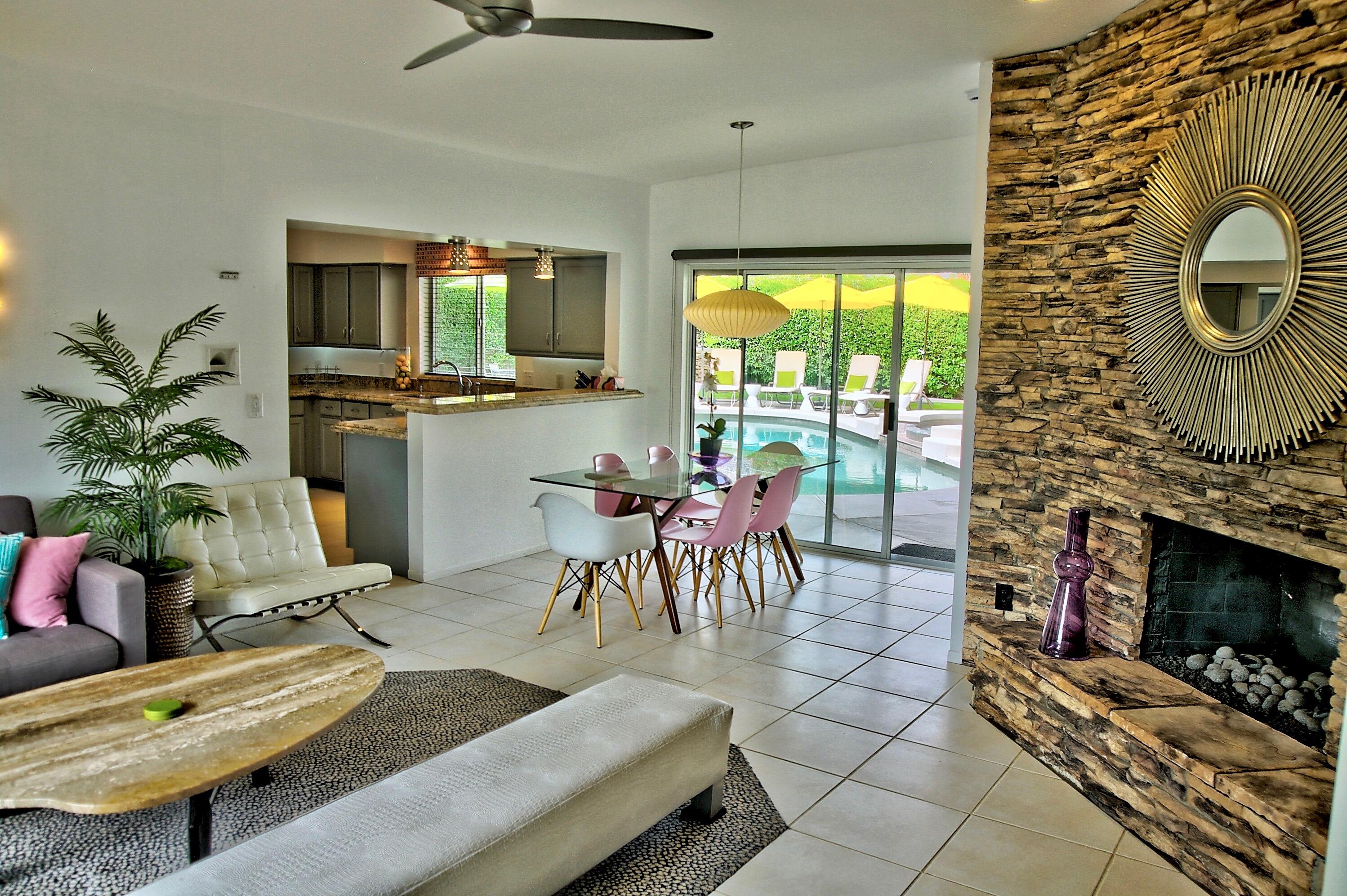 1443 North Vaquero Road Palm Springs, CA 92262 - Photo 25 of 70 Living Room and Dining