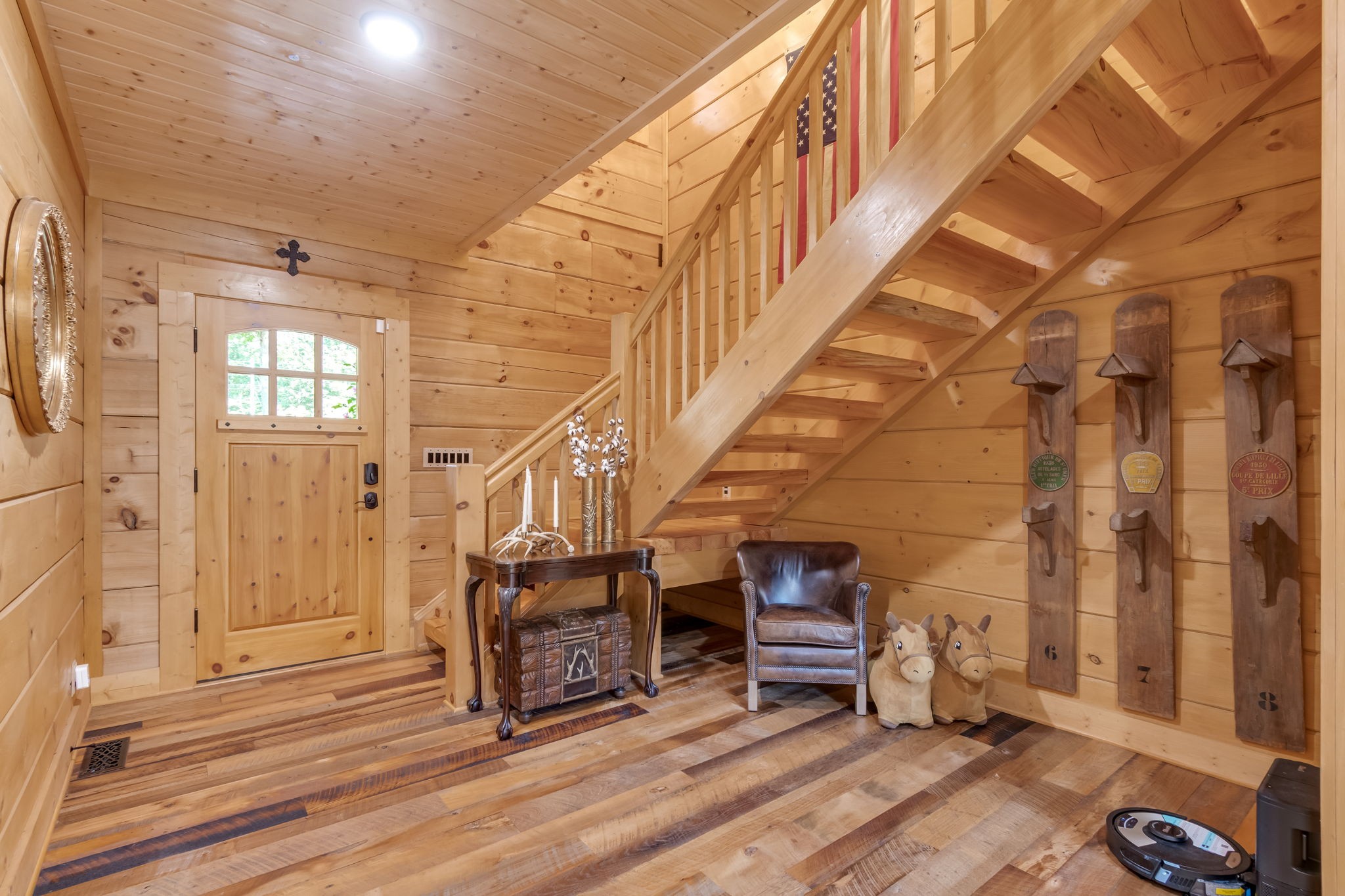 6011 Garrison Springs Road Franklin, TN 37064 - Photo 20 of 99 a view of entryway with wooden floor and stairs