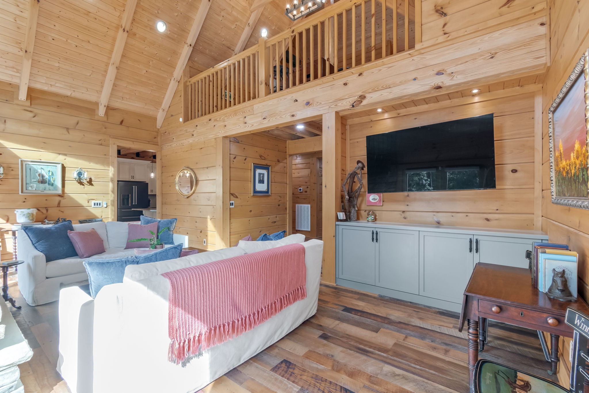 6011 Garrison Springs Road Franklin, TN 37064 - Photo 24 of 99 a spacious bedroom with a bed a flat screen tv and dresser