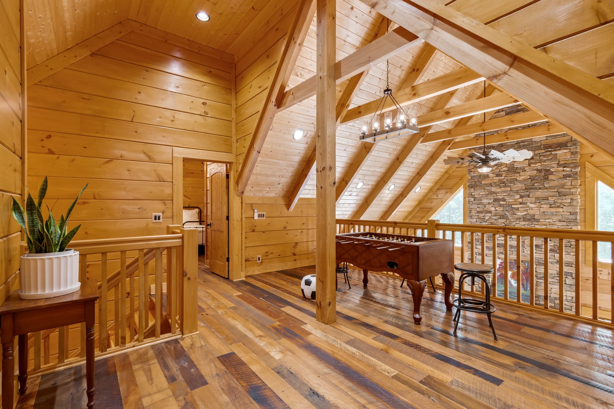 6011 Garrison Springs Road Franklin, TN 37064 - Photo 50 of 99 a view of a balcony with wooden floor