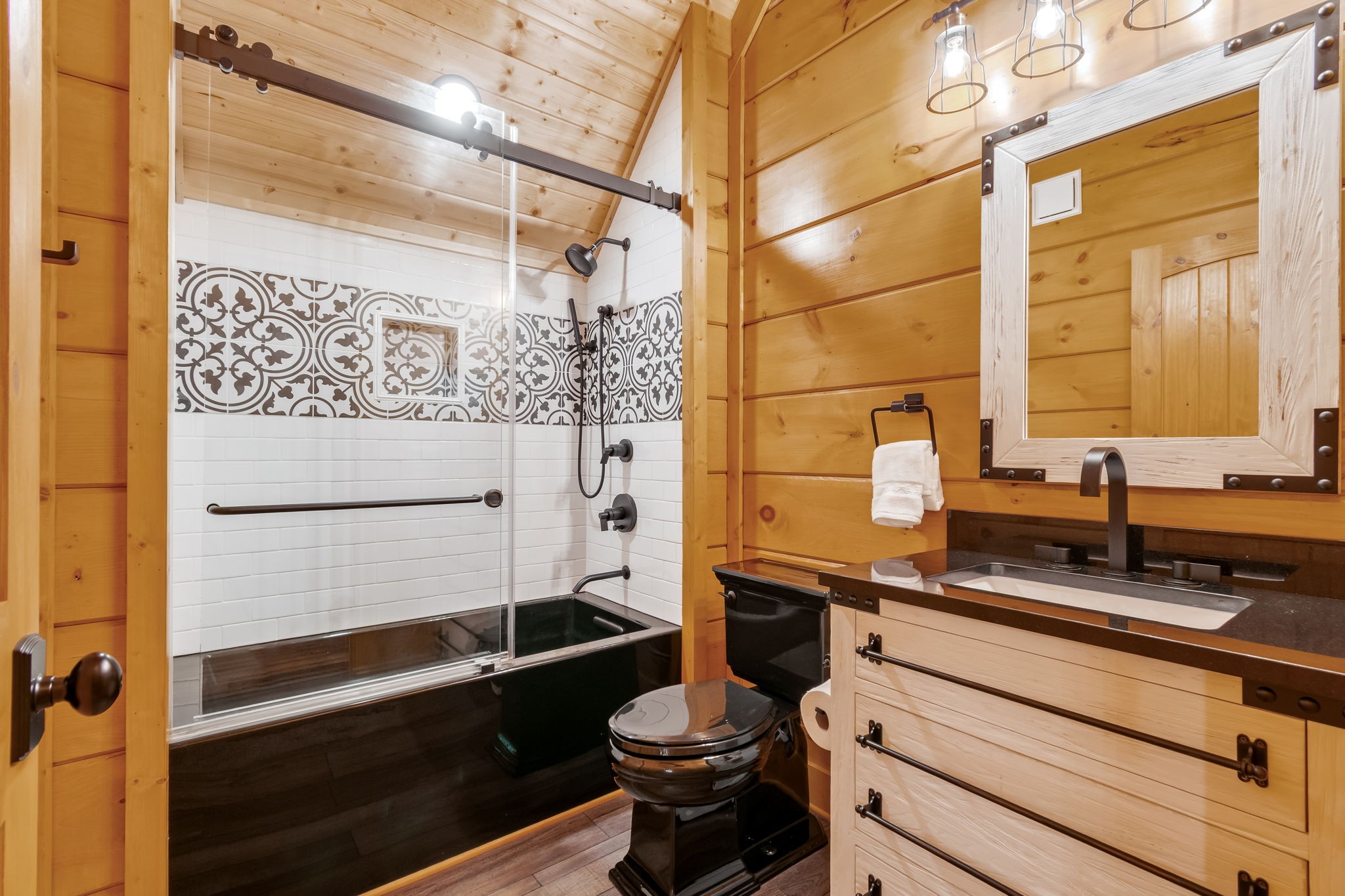 6011 Garrison Springs Road Franklin, TN 37064 - Photo 55 of 99 a bathroom with a sink a toilet and shower