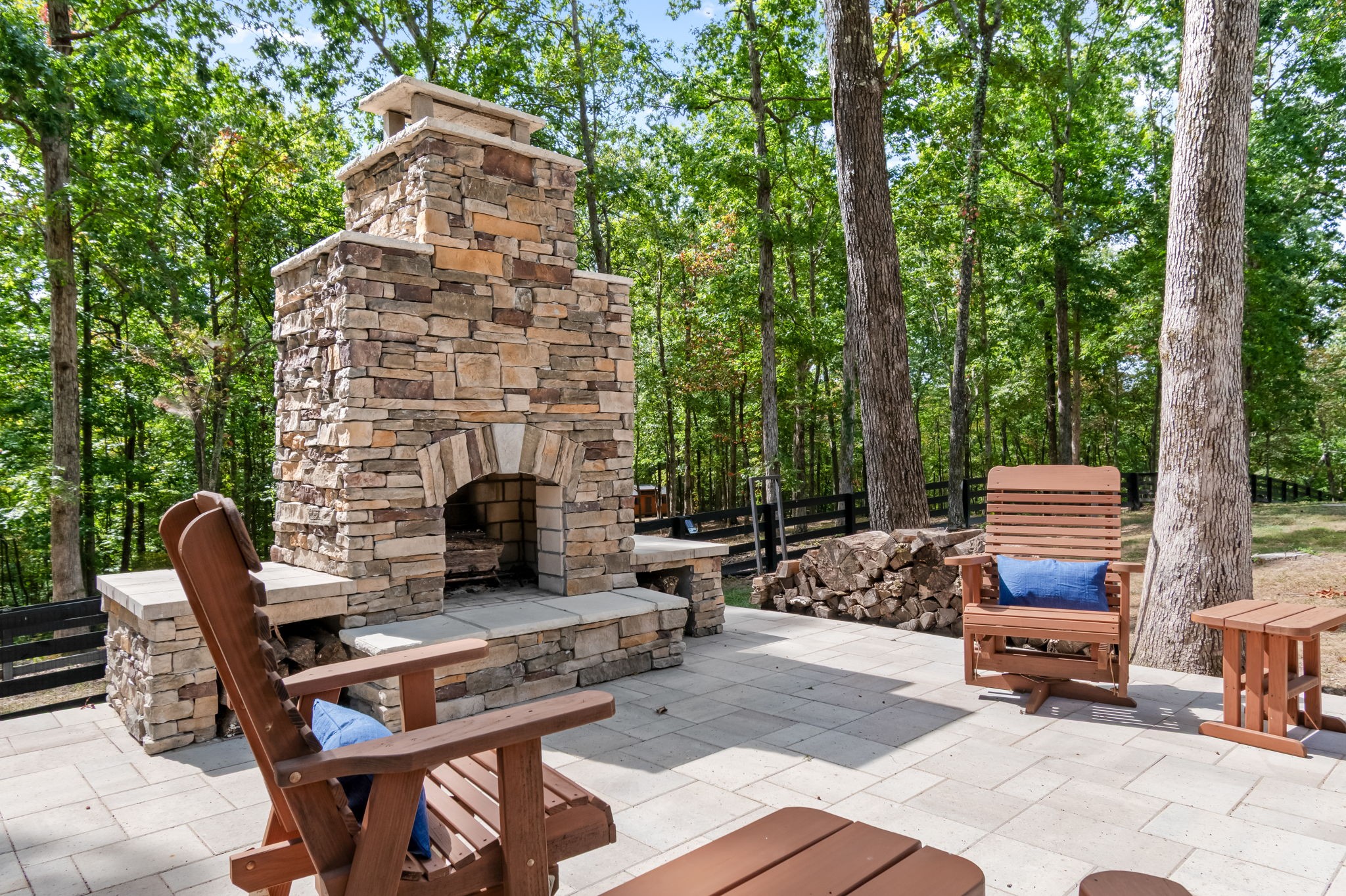 6011 Garrison Springs Road Franklin, TN 37064 - Photo 75 of 99 a view of a patio with a table and chairs