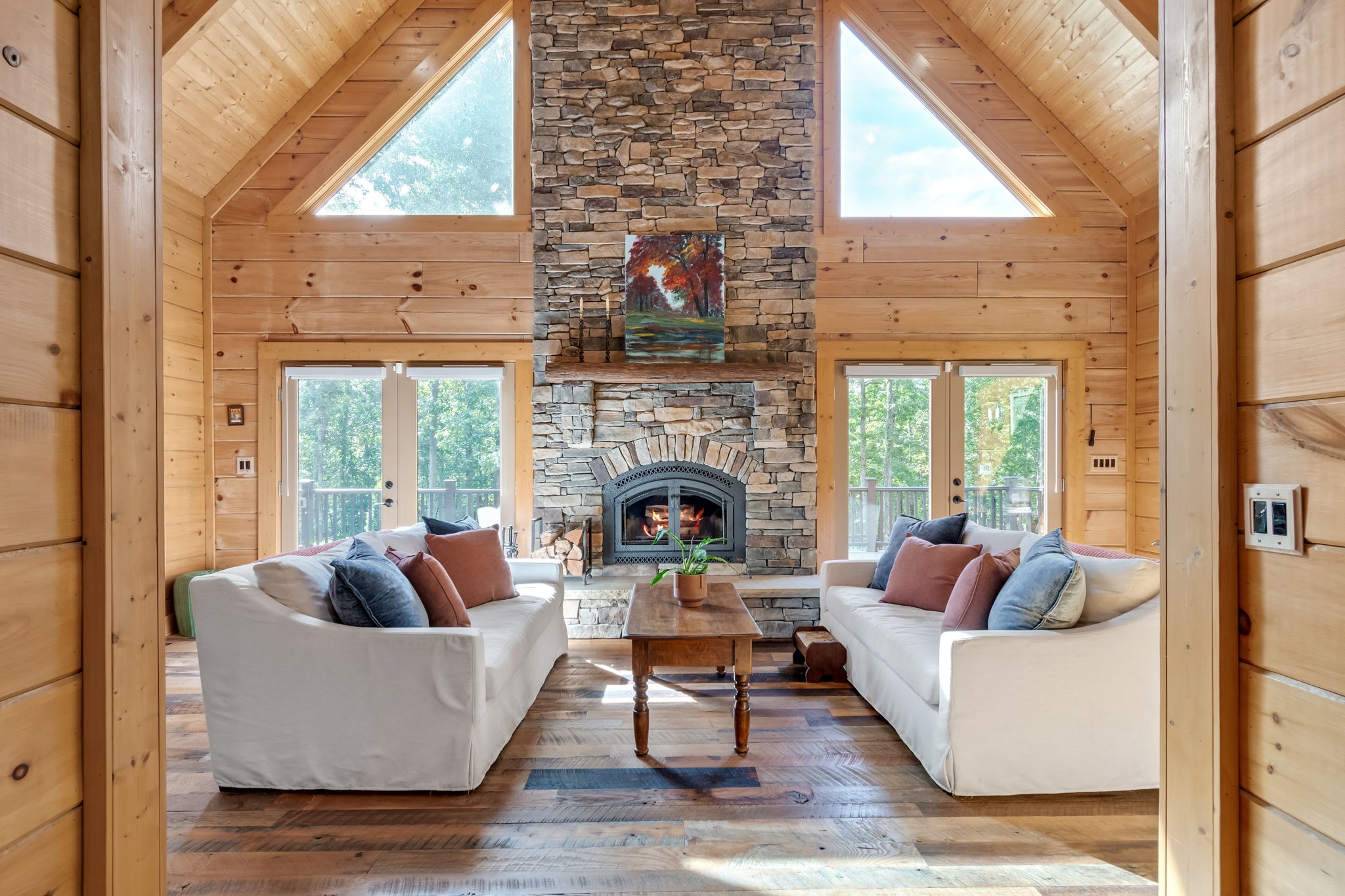 6011 Garrison Springs Road Franklin, TN 37064 - Photo 8 of 99 a living room with furniture and a fireplace
