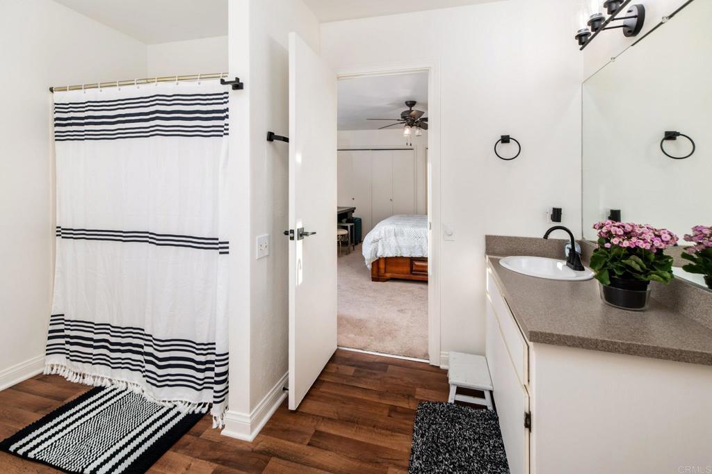435 West Hawthorne Street Fallbrook, CA 92028 - Photo 27 of 42 a bathroom with a sink and mirror