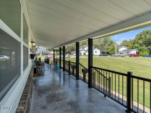 a view of a porch