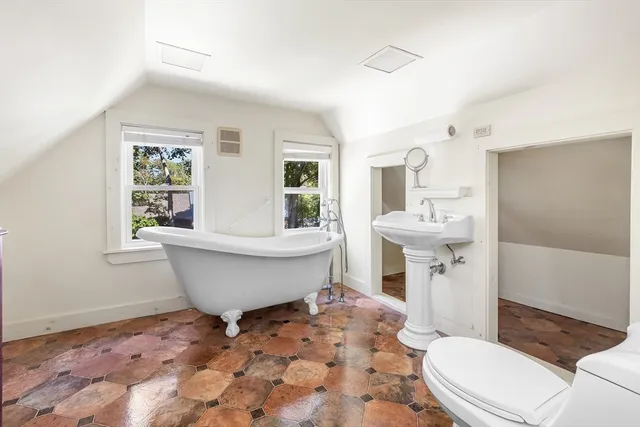 a view of a backyard with a patio