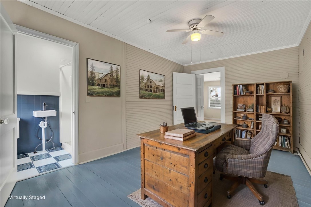 302 Gassaway Street Central, SC 29630 - Photo 20 of 34 VIRTUAL STAGING - This versatile space offers a productive atmosphere and direct access to a functional bathroom.