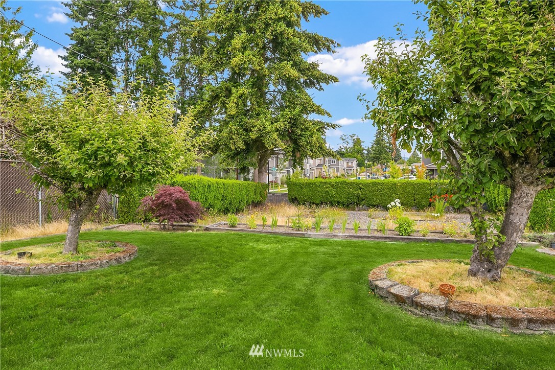 859 Monroe Avenue Northeast Renton, WA 98056 - Photo 3 of 23 a garden view with a fountain