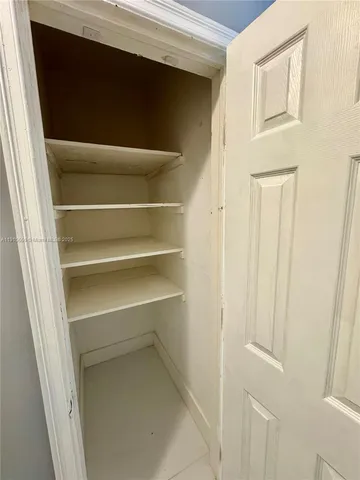 a close view of closet