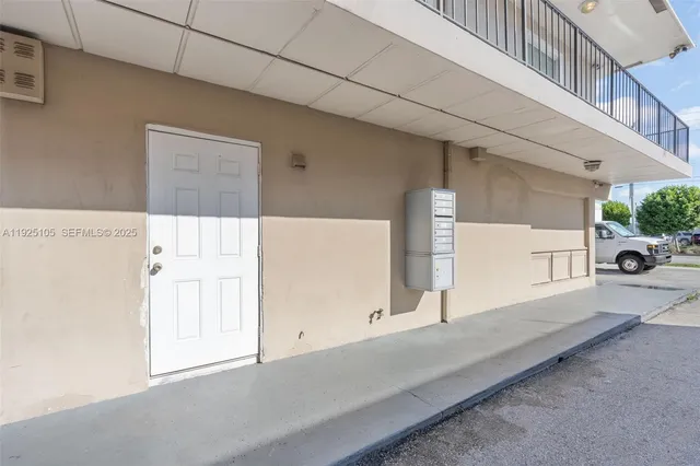 a view of a car garage