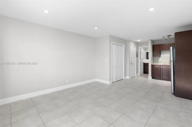 a view of an empty room