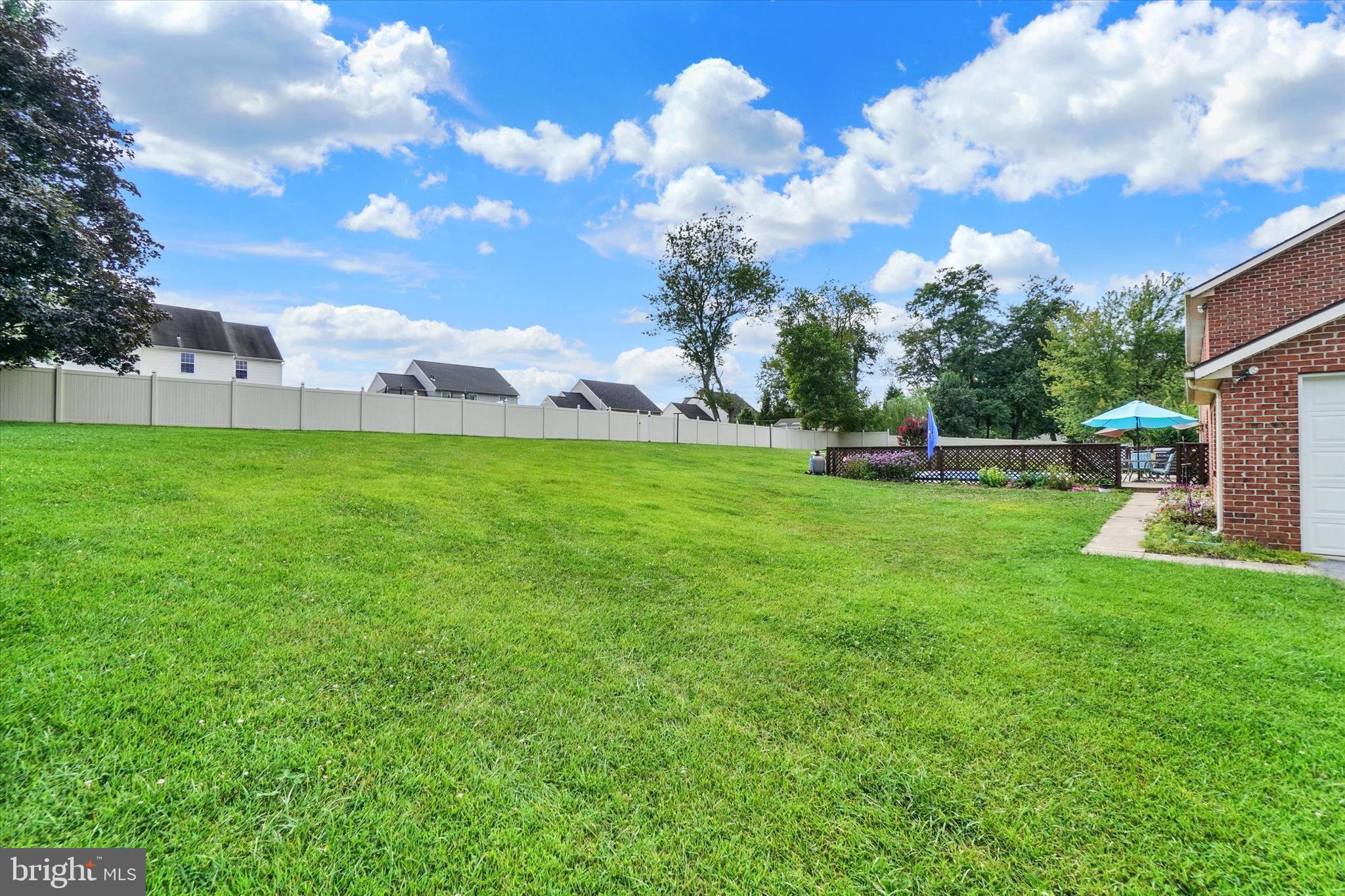 441 School Road York, PA 17407 - Photo 30 of 34 a view of a garden with a building in the background