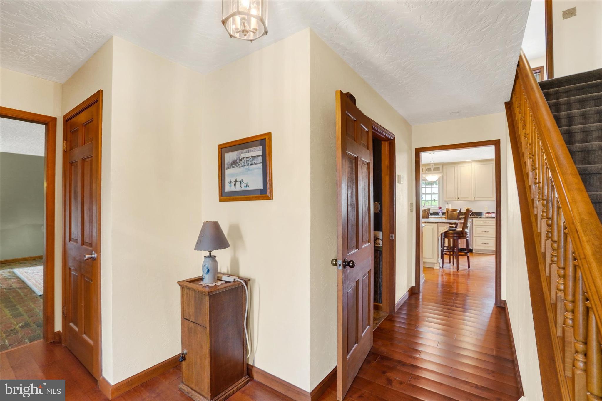 441 School Road York, PA 17407 - Photo 6 of 34 a view of a hallway view with wooden floor and staircase