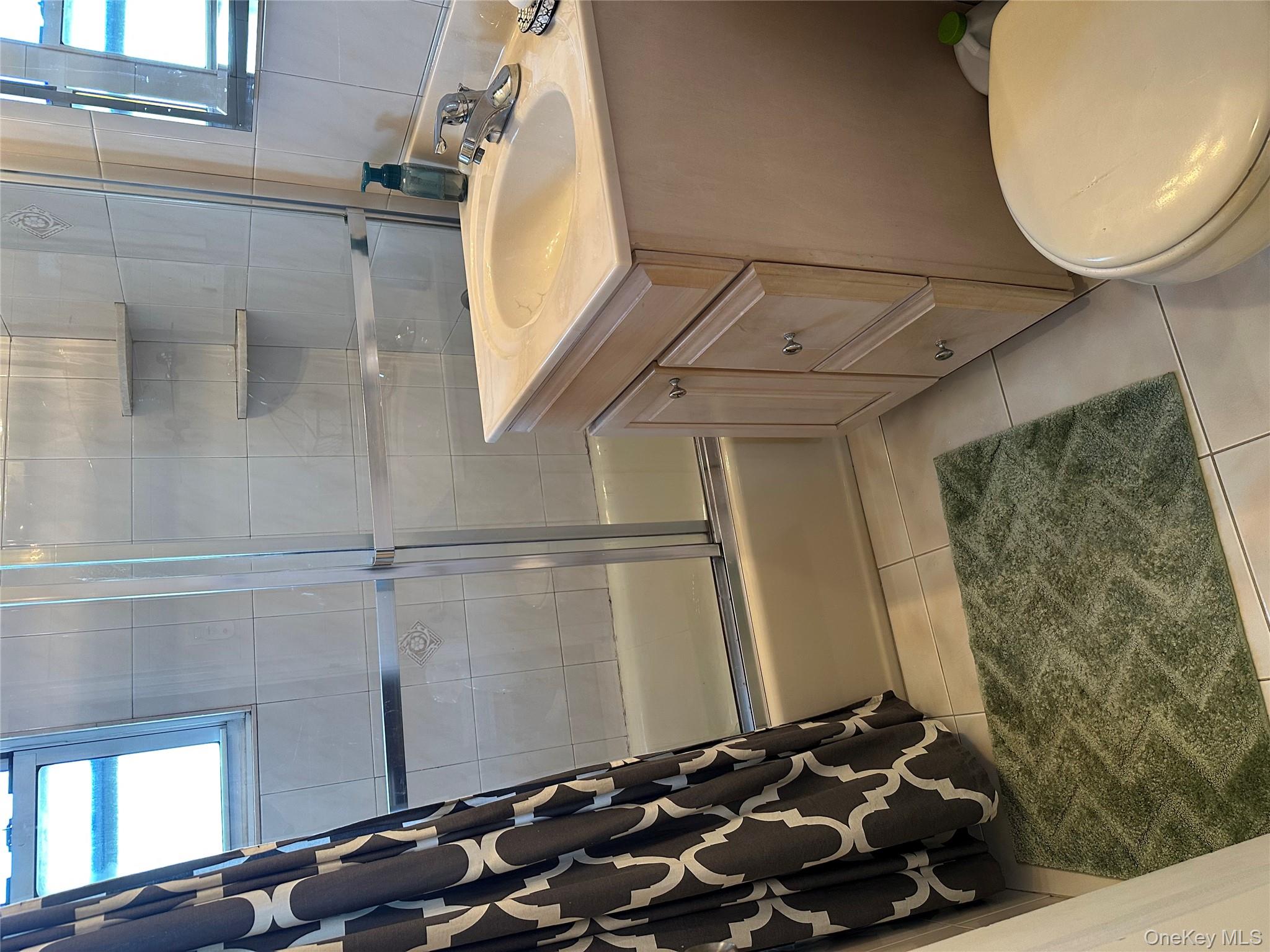 81-49 268th Street, Unit 290B Queens, NY 11004 - Photo 9 of 9 a bathroom with a sink a toilet and shower