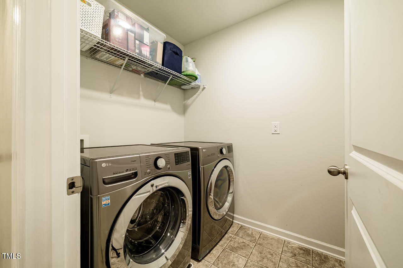1101 Compass Drive Durham, NC 27713 - Photo 23 of 32 a utility room with dryer and washer