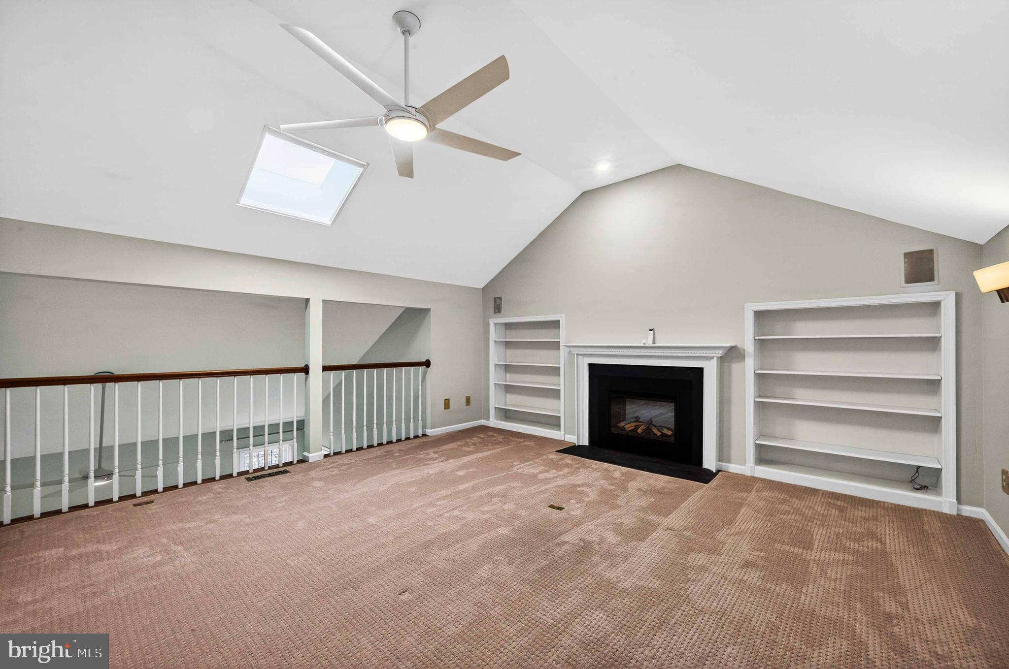 8016 Quarry Ridge Way Bethesda, MD 20817 - Photo 46 of 69 Loft with electric fireplace