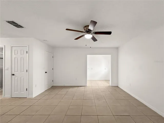 a view of an empty room