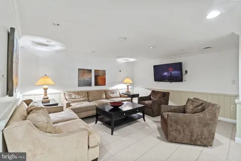 a view of a dining area with furniture