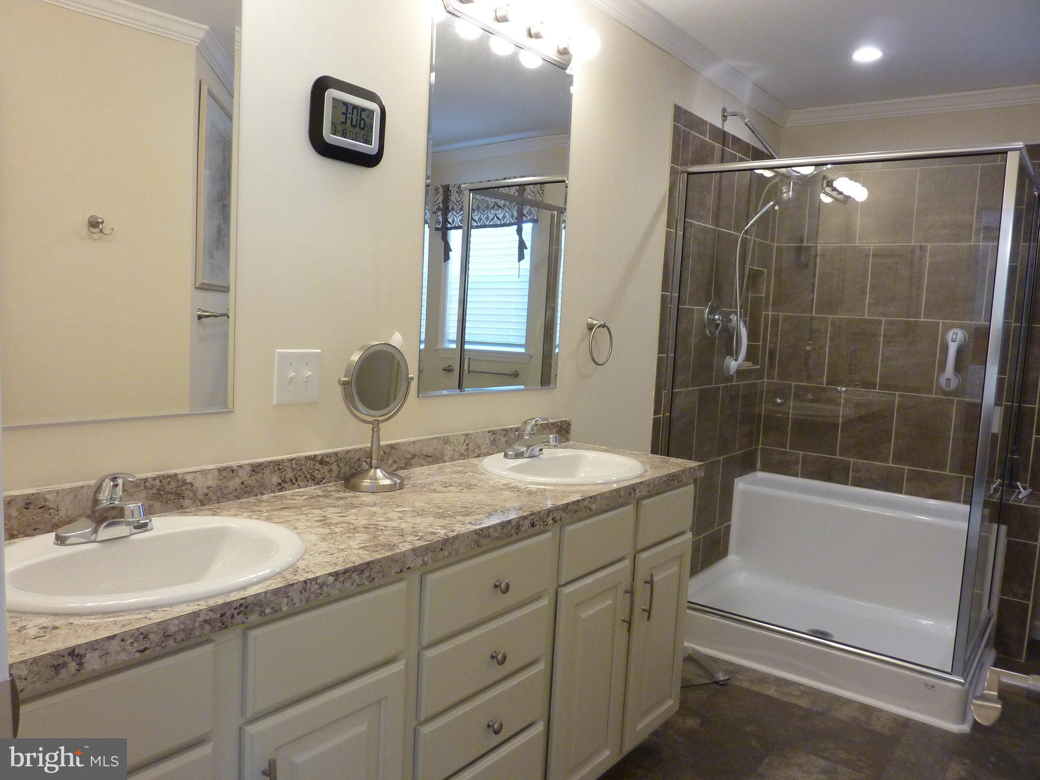 1223 Media Road Smyrna, DE 19977 - Photo 26 of 41 Owner's Bath - Double Sinks