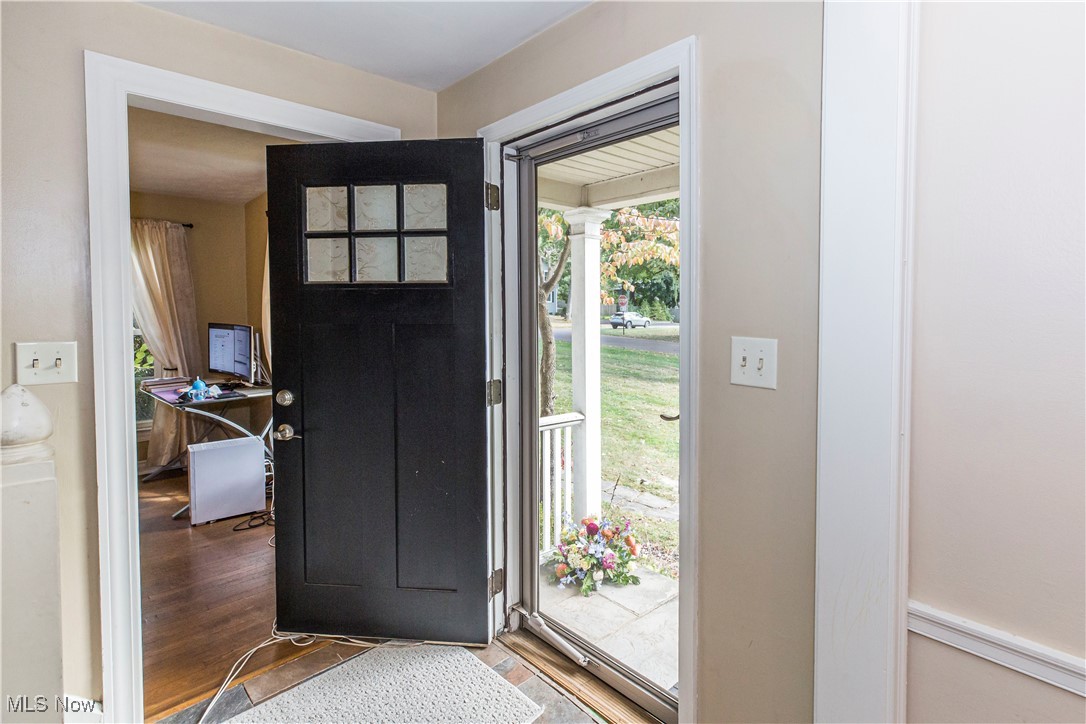 Entryway with plenty of natural light