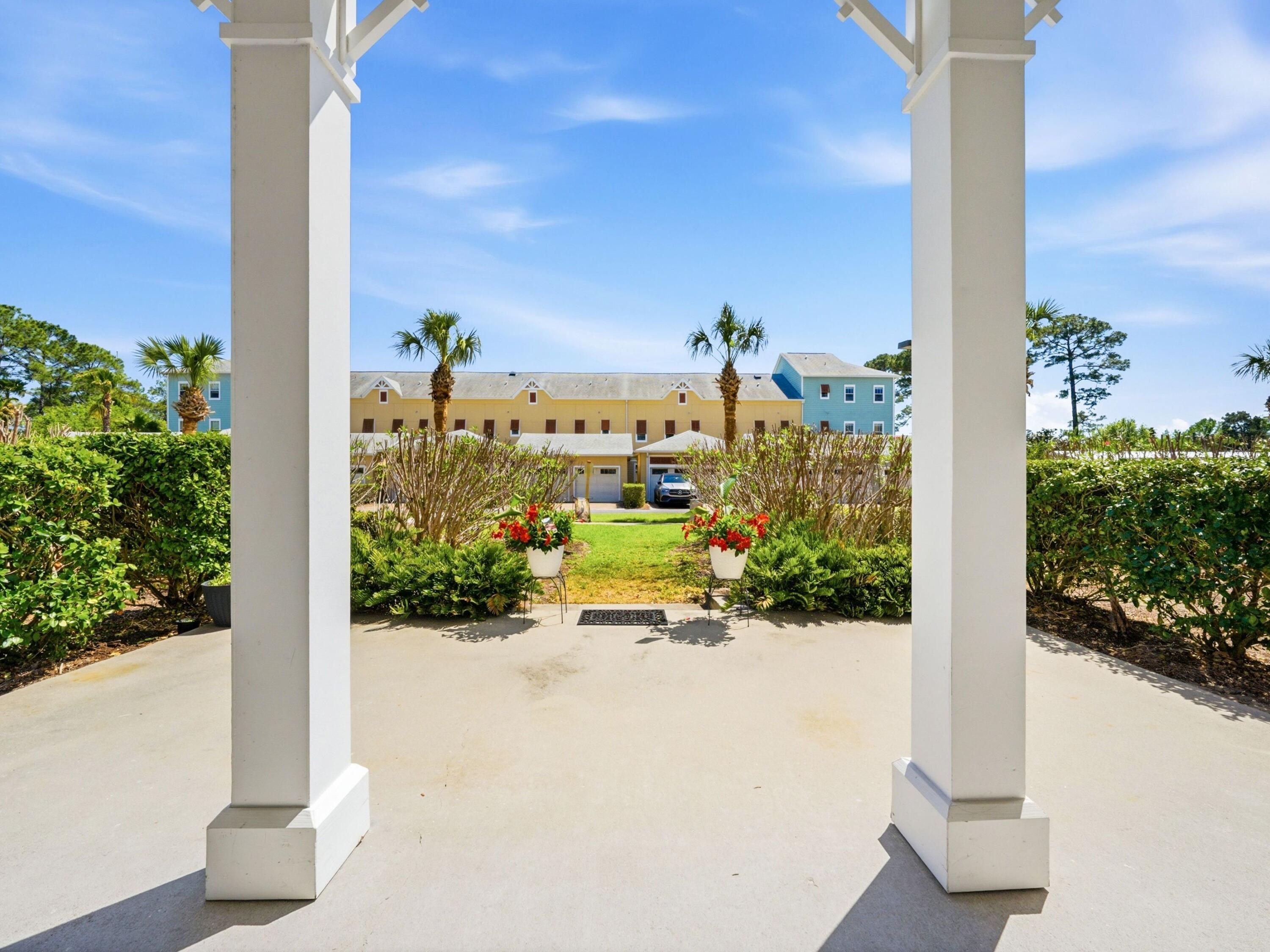 8700 Front Beach Road, Unit 7107 Panama City Beach, FL 32407 - Photo 36 of 54 a view of a city from a corridor